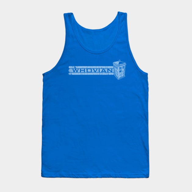 Whovian Tank Top by rexraygun